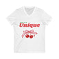 Born to be Unique Cherry V-Neck Tee
