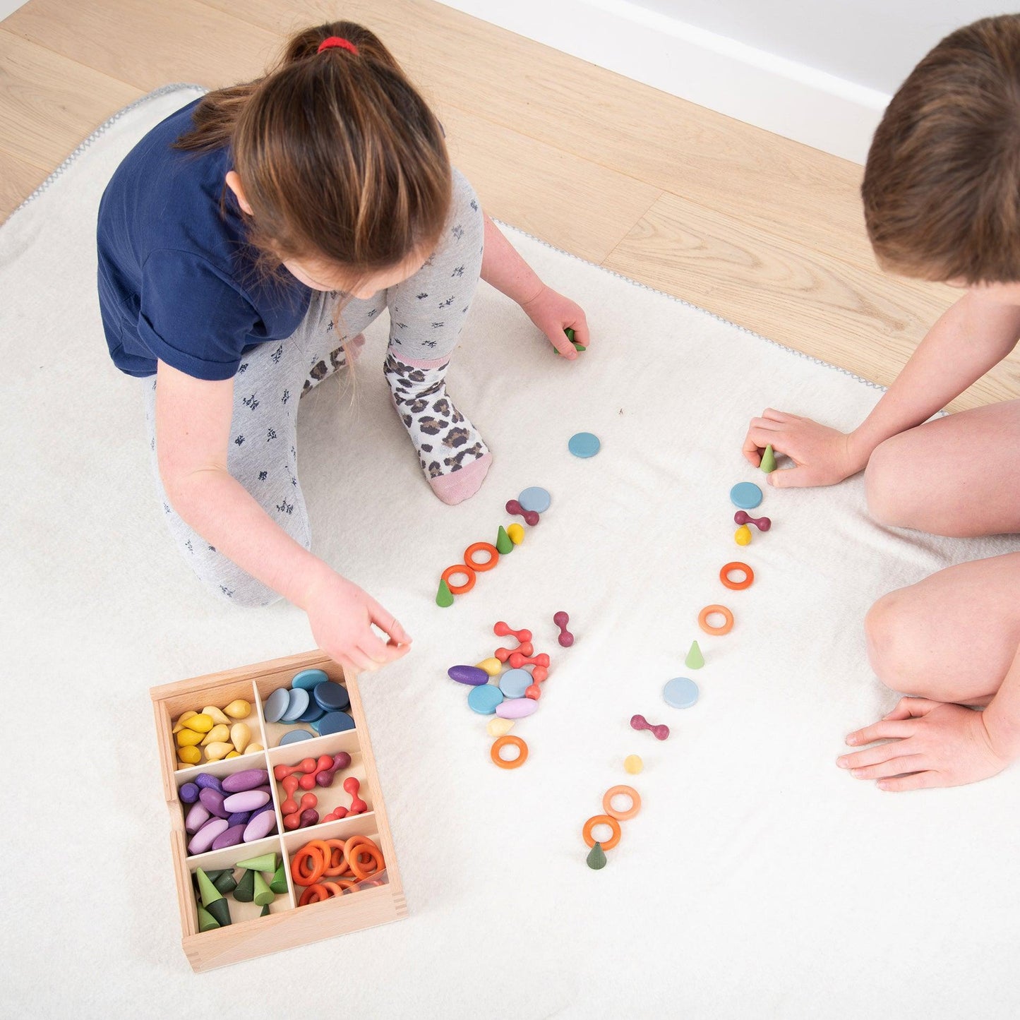 Wooden Treasures Sorting Set