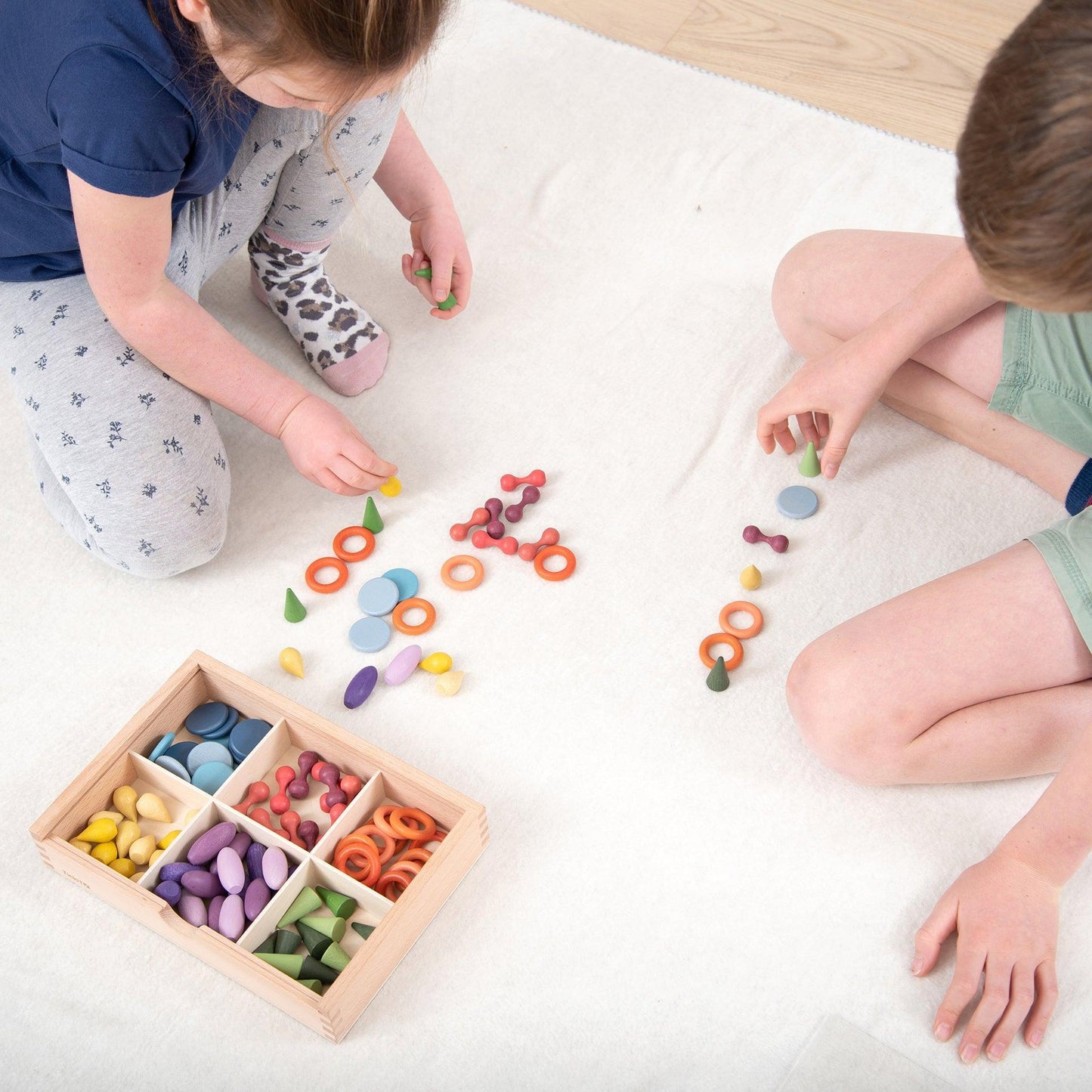 Wooden Treasures Sorting Set