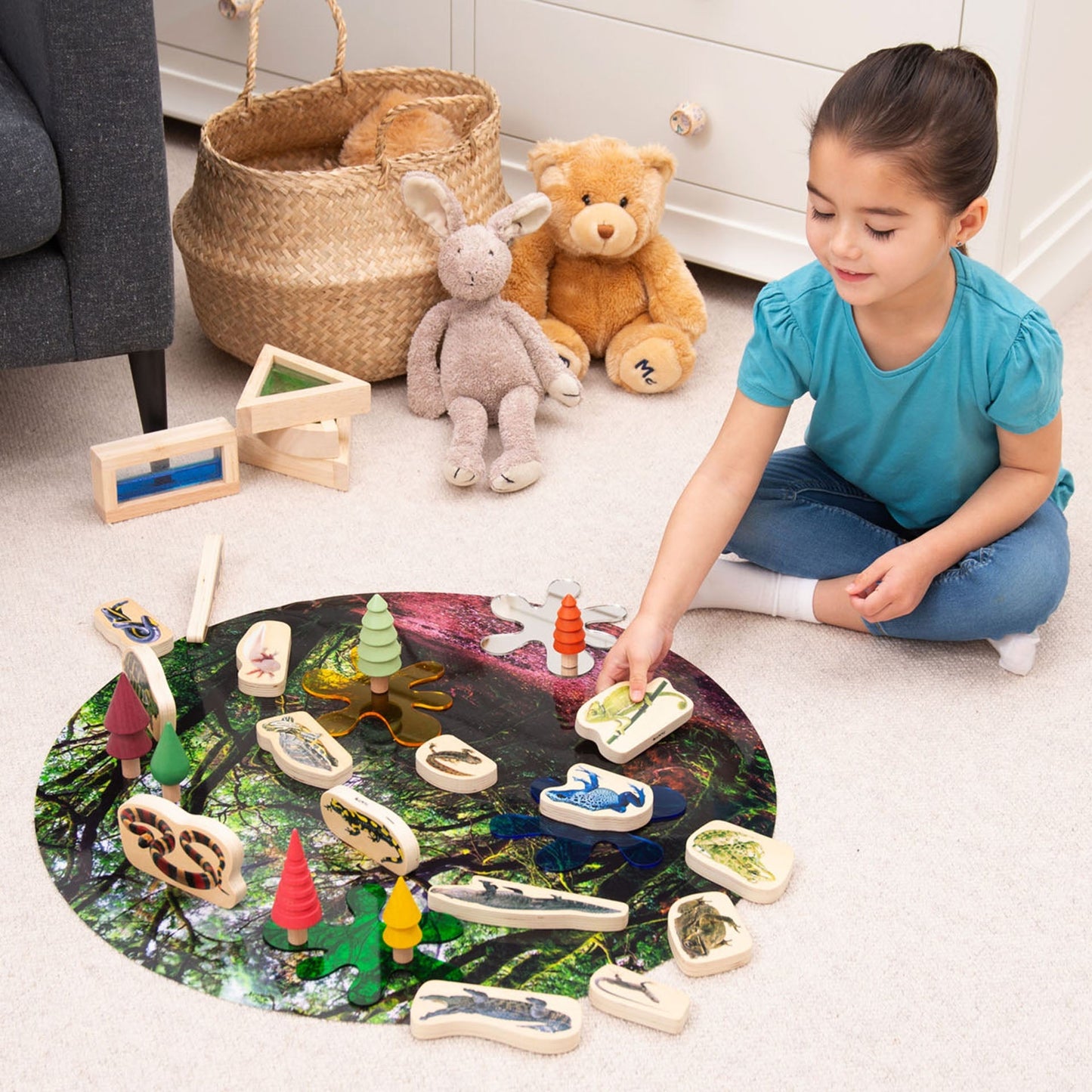 Wooden Reptile & Amphibian Blocks
