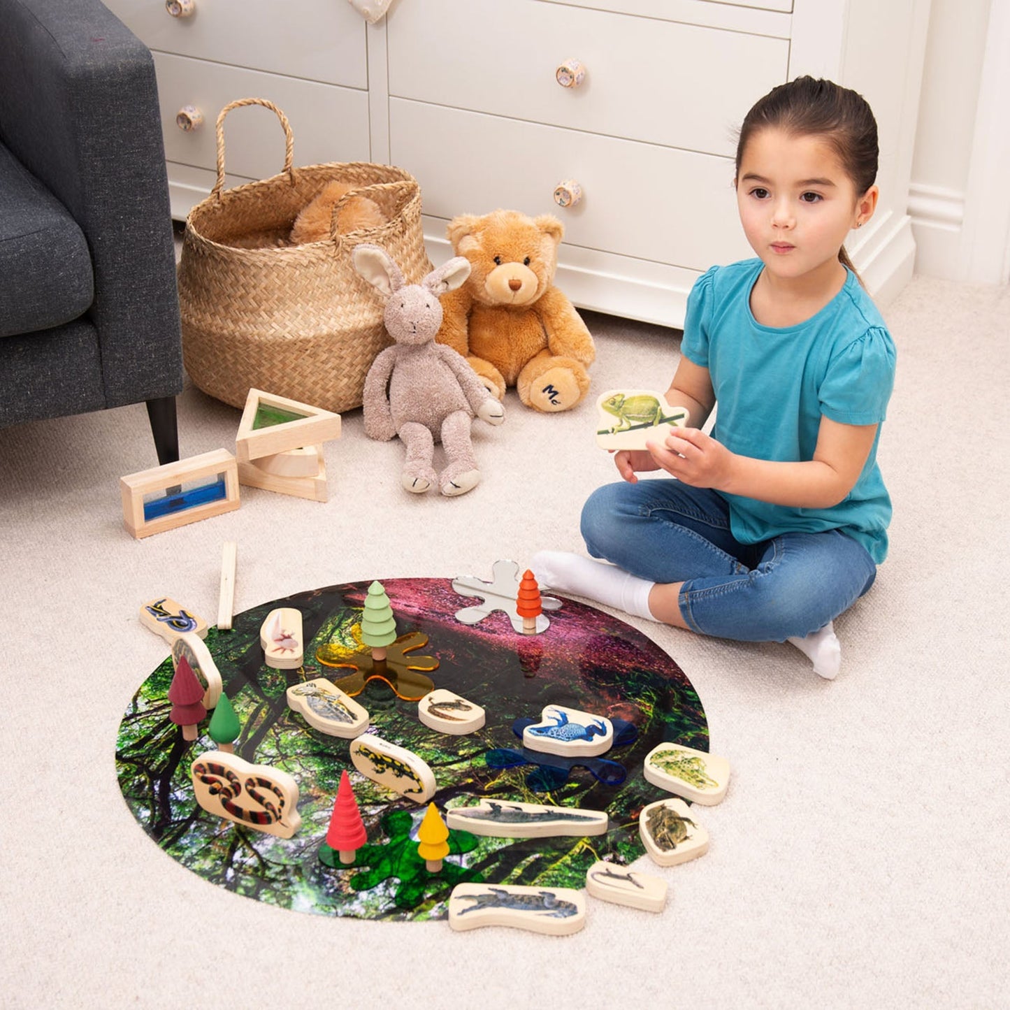 Wooden Reptile & Amphibian Blocks