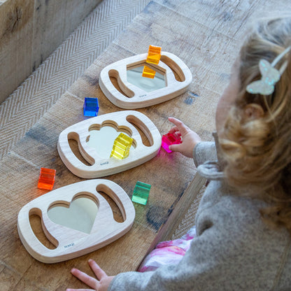 Easy Hold Shape Mirror Panels
