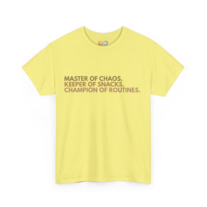 Master of Chaos Tee – Unisex Cotton Statement Shirt