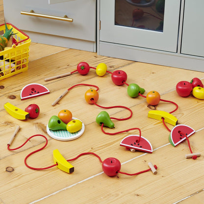 Wooden Lacing Fruits