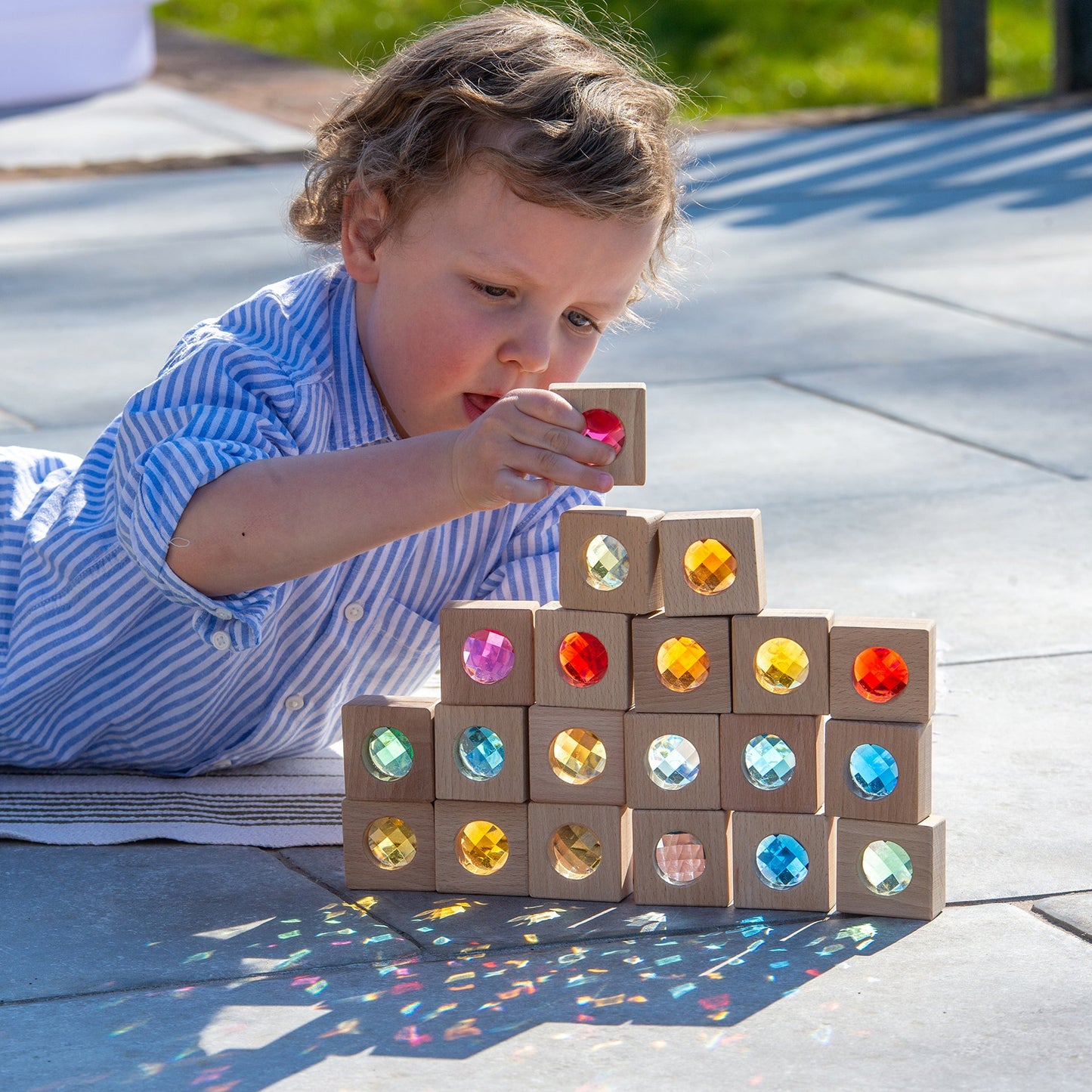 Wooden Kaleidoscope Blocks