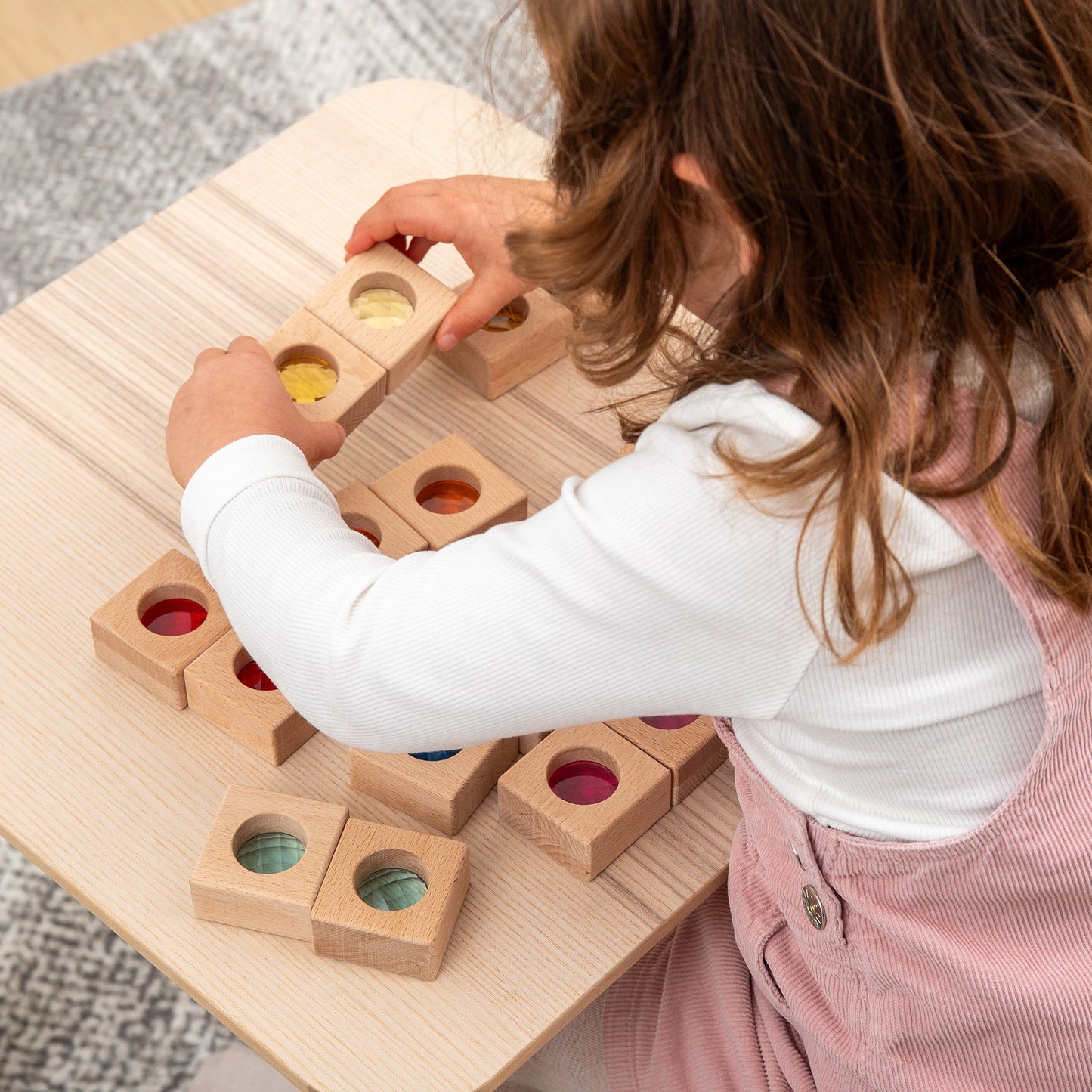 Wooden Kaleidoscope Blocks