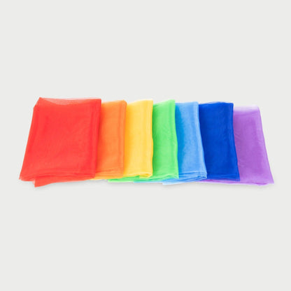 Rainbow Organza Fabric