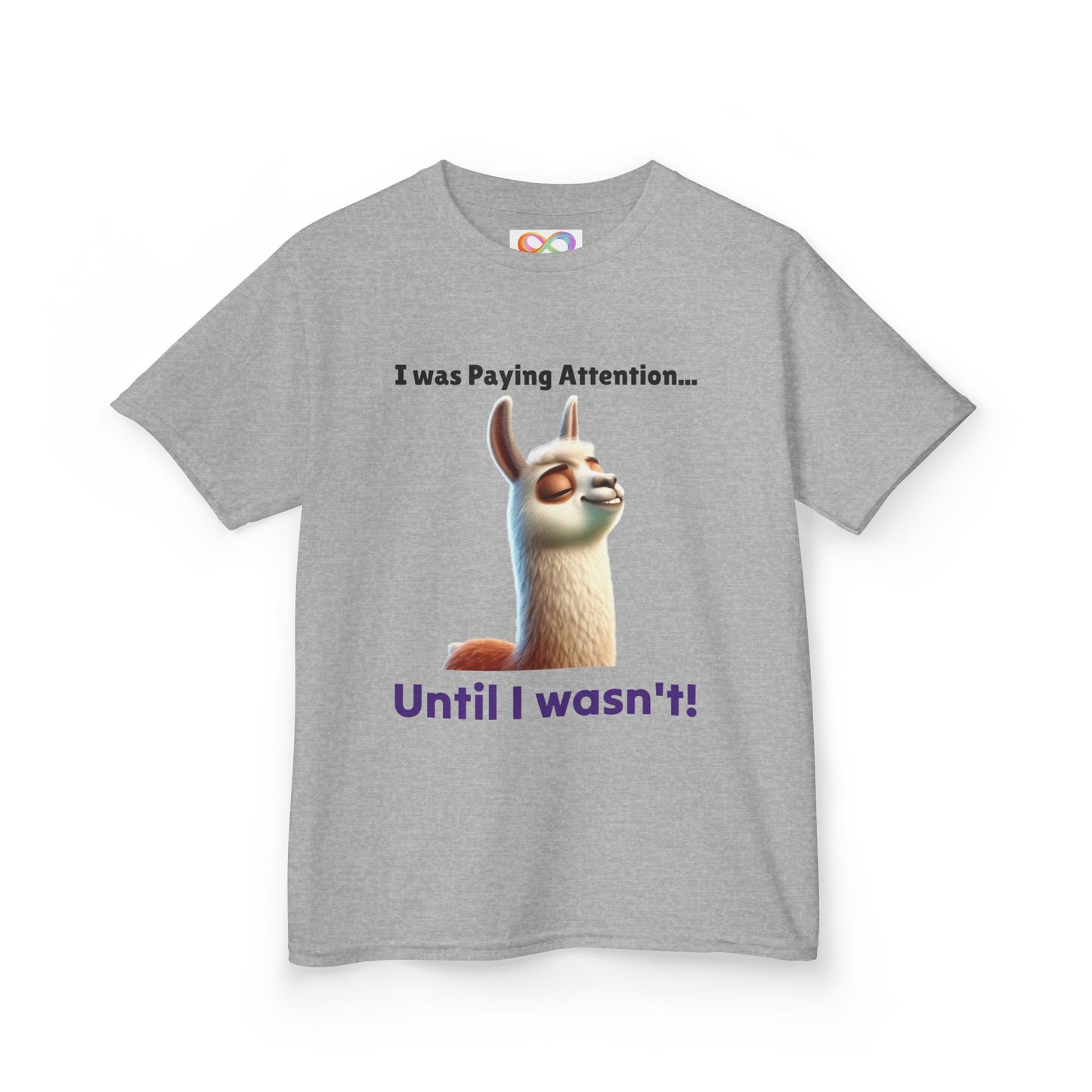 Attention Shift Kids Tee – Colourful Cotton T-Shirt for Neurodivergent Expression