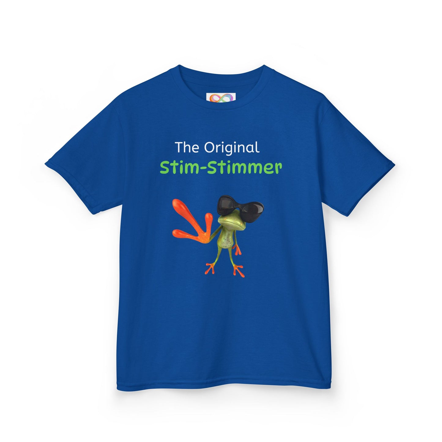 Stim-Stimmer Kids Tee – Colourful Cotton T-Shirt for Neurodivergent Joy