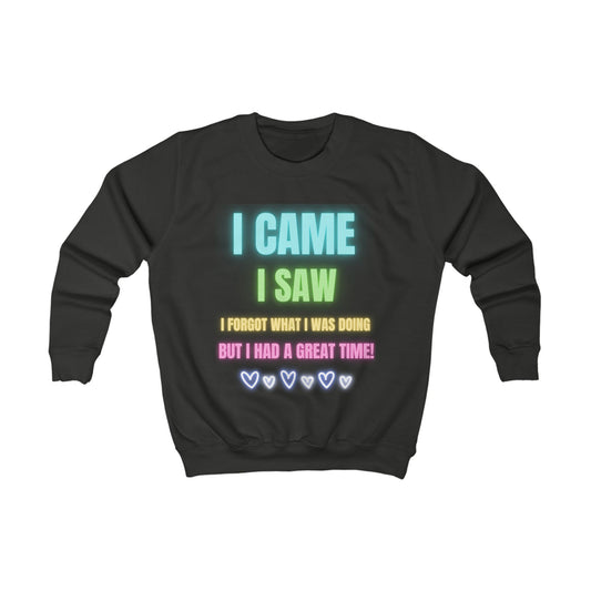 Fun Kids Sweatshirt – Joyful Explorer Edition