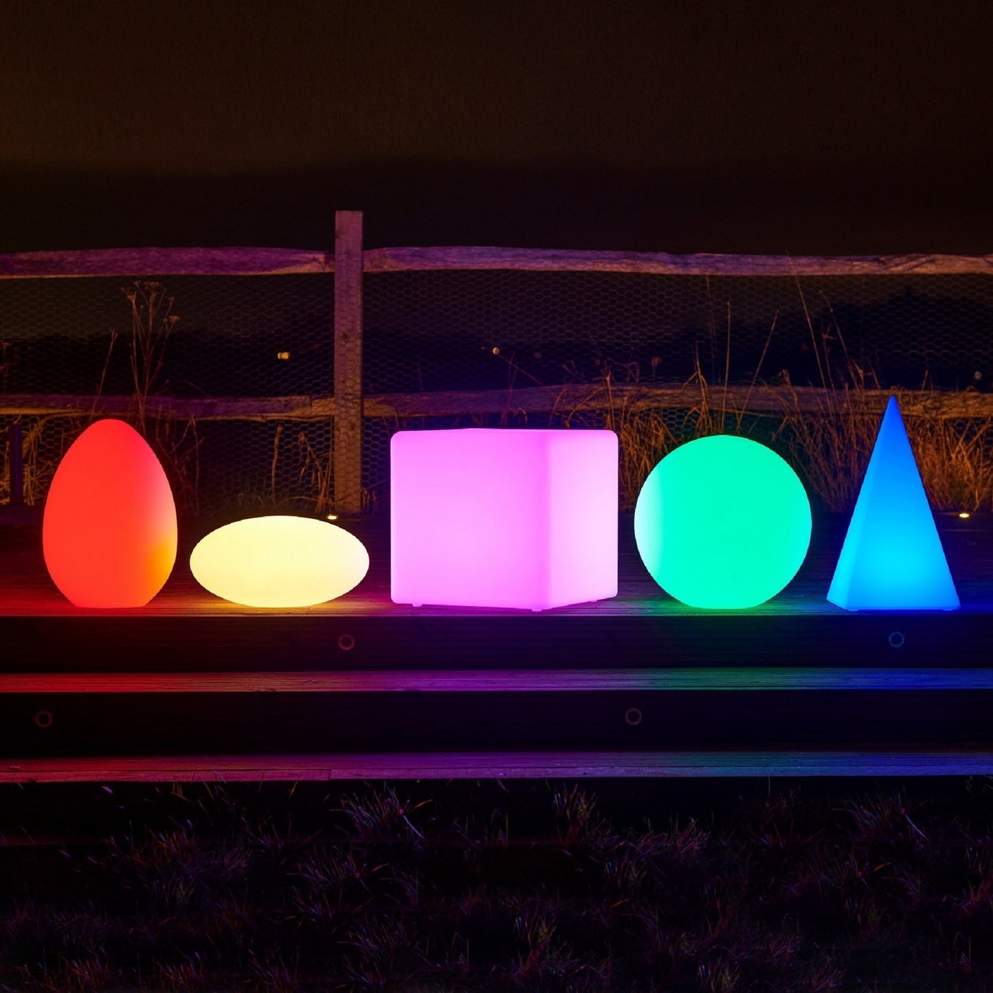 Sensory Glow Pyramid