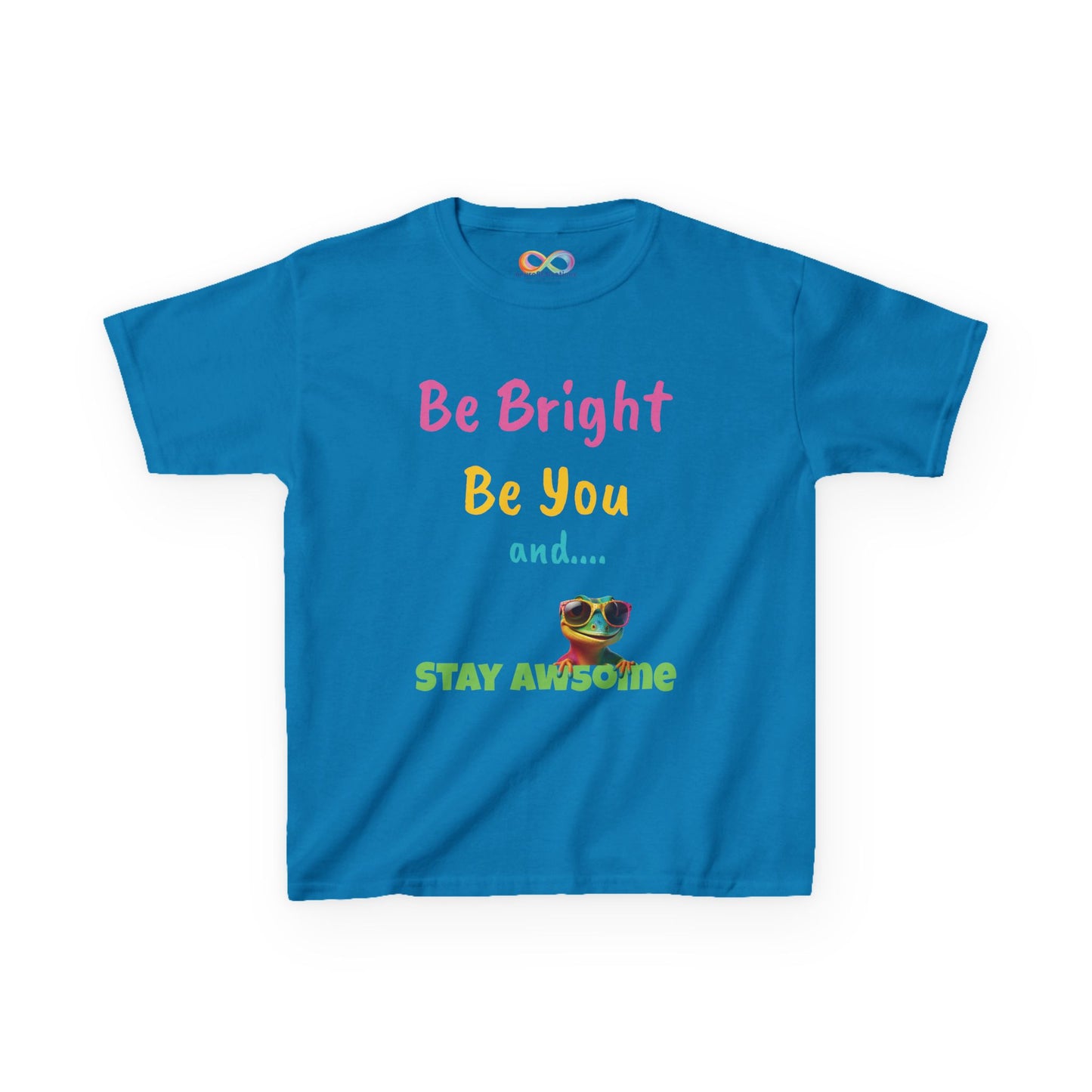 Be Bright Kids Tee – Colourful Cotton Shirt for Everyday Joy