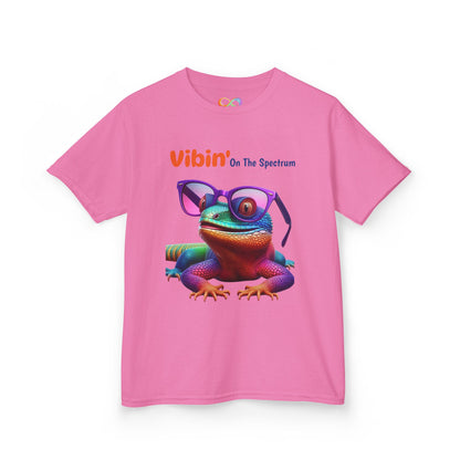 Vibin’ On The Spectrum Tee – Colourful Kids Graphic Shirt