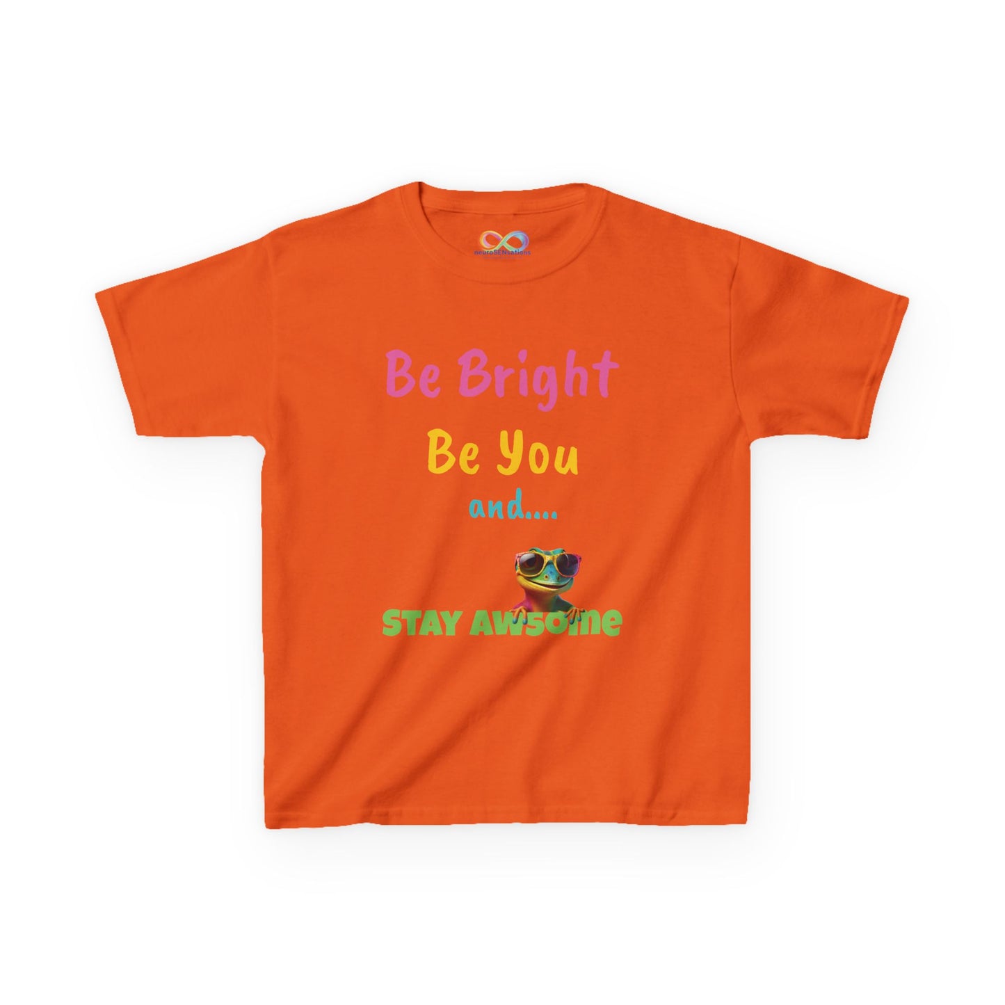 Be Bright Kids Tee – Colourful Cotton Shirt for Everyday Joy