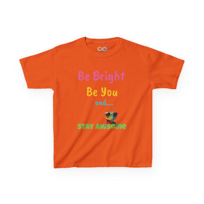 Be Bright Kids Tee – Colourful Cotton Shirt for Everyday Joy