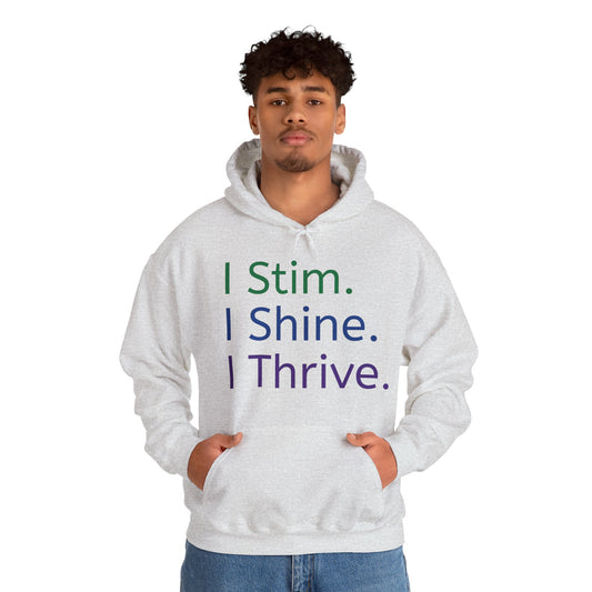 Empowerment Unisex Hoodie – Cosy Cotton Sweatshirt for Neurodivergent Joy