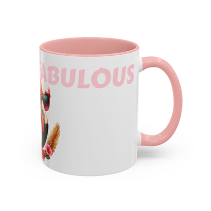 Flamingo Mug – Colourful Ceramic Cup Celebrating Neurodivergent Joy
