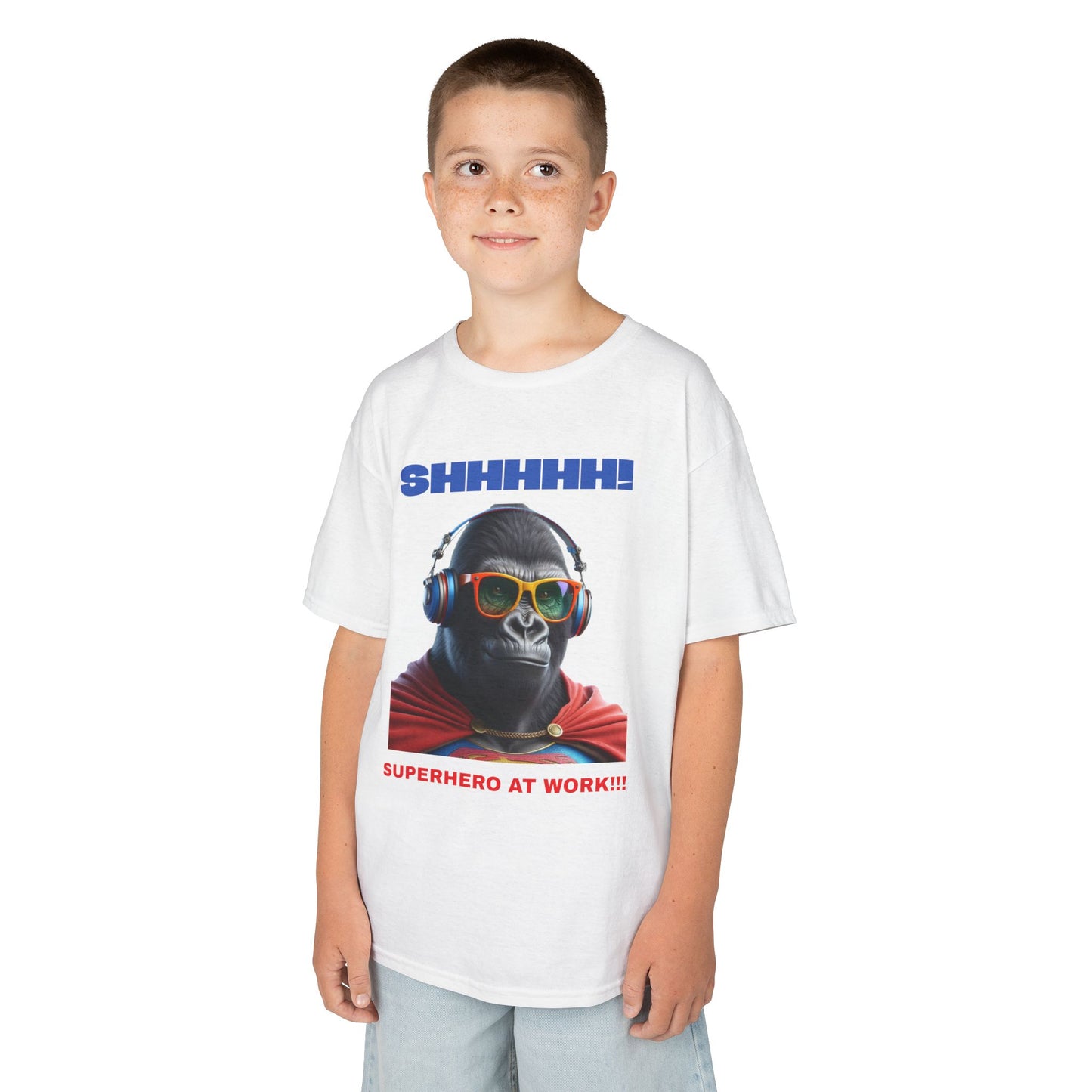 Boys Cotton Tee – Superhero Energy Edition