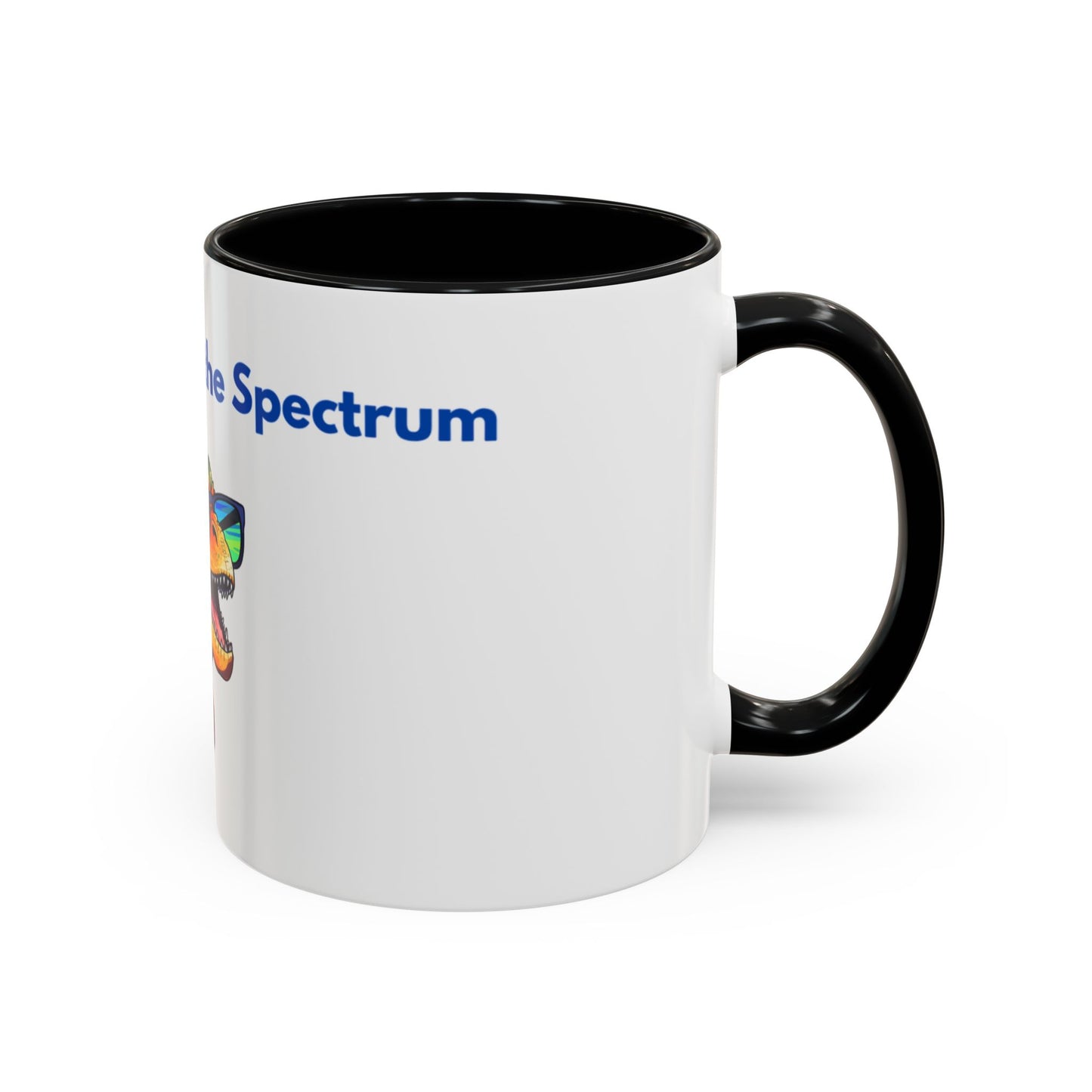 Dinosaur Accent Mug – Colourful Ceramic Cup Celebrating Neurodivergent Confidence