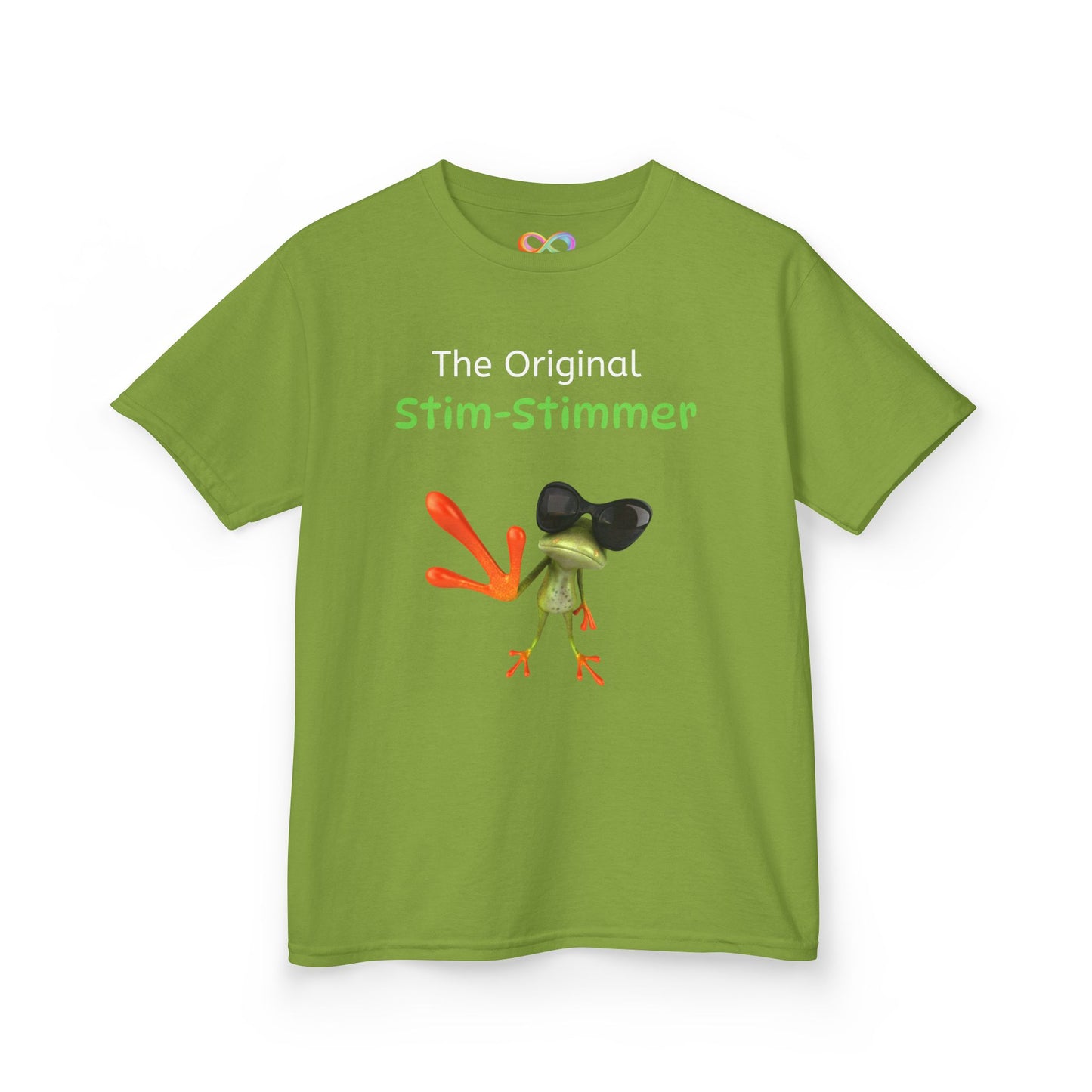 Stim-Stimmer Kids Tee – Colourful Cotton T-Shirt for Neurodivergent Joy