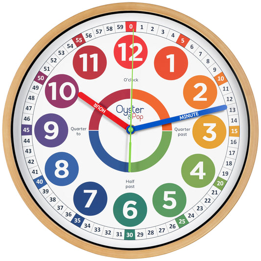 14 Inch Extra Large Learning Clock