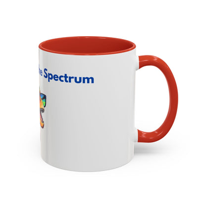 Dinosaur Accent Mug – Colourful Ceramic Cup Celebrating Neurodivergent Confidence