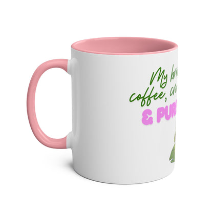Pure Genius Mug – 11oz Two-Tone Ceramic Drinkware
