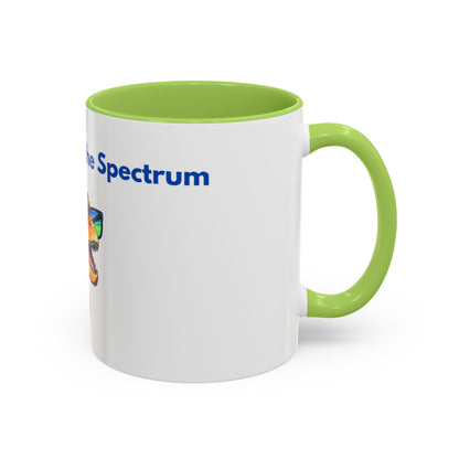 Dinosaur Accent Mug – Colourful Ceramic Cup Celebrating Neurodivergent Confidence