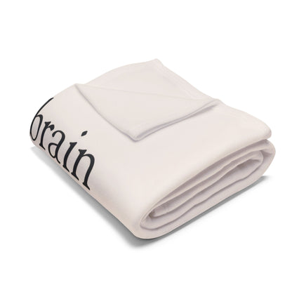 Minimalist Energy Fleece Blanket – Cozy Polyester Throw for Neurodivergent Calm & Home Decor