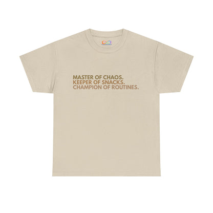 Master of Chaos Tee – Unisex Cotton Statement Shirt
