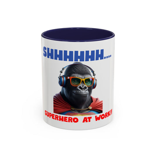 Superhero Ear Defender Mug – Gorilla Design for Sensory Awareness