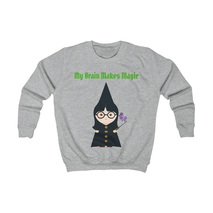 Girls Magical Kids Sweatshirt – Colourful Cotton Jumper Celebrating Neurodivergent Creativity