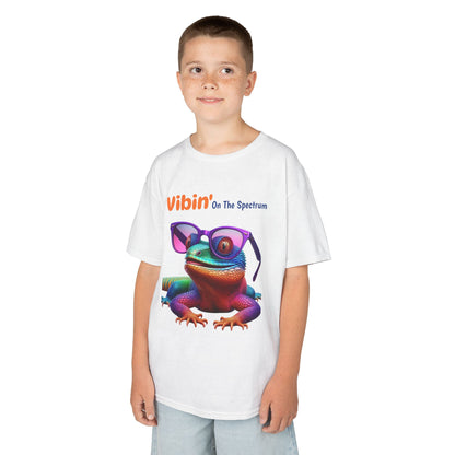 Vibin’ On The Spectrum Tee – Colourful Kids Graphic Shirt