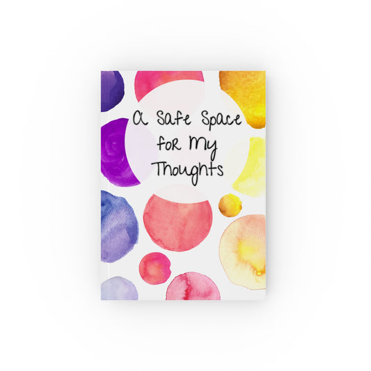 Colourful Watercolour Journal for Self-Reflection, A Safe Space for My Thoughts