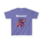 Dinosaur Boss Tee – Colourful Kids Cotton Shirt