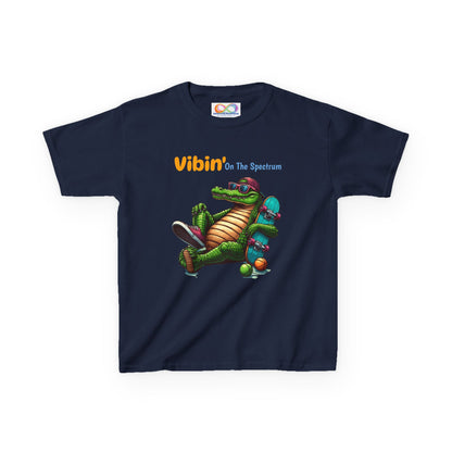 Vibin’ Kids Tee – Colourful Cotton T-Shirt for Neurodivergent Joy