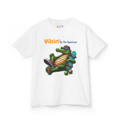Vibin’ Kids Tee – Colourful Cotton T-Shirt for Neurodivergent Joy