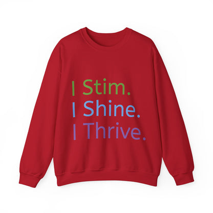 Empowerment Unisex Crewneck – Cosy Cotton Sweatshirt for Neurodivergent Joy
