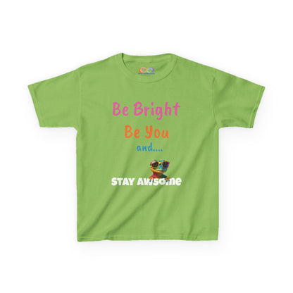 Be Bright Kids Tee – Colourful Cotton Shirt for Everyday Joy