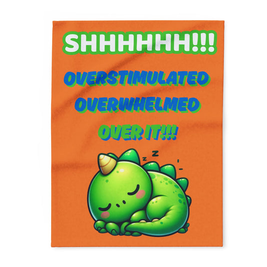 Cute Dinosaur Fleece Blanket – Colourful, Soft Throw for Children & Home