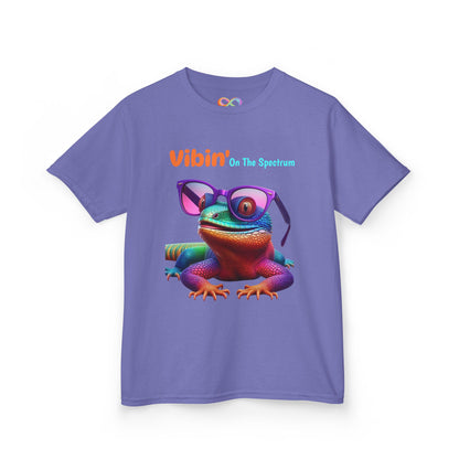 Vibin’ On The Spectrum Tee – Colourful Kids Graphic Shirt