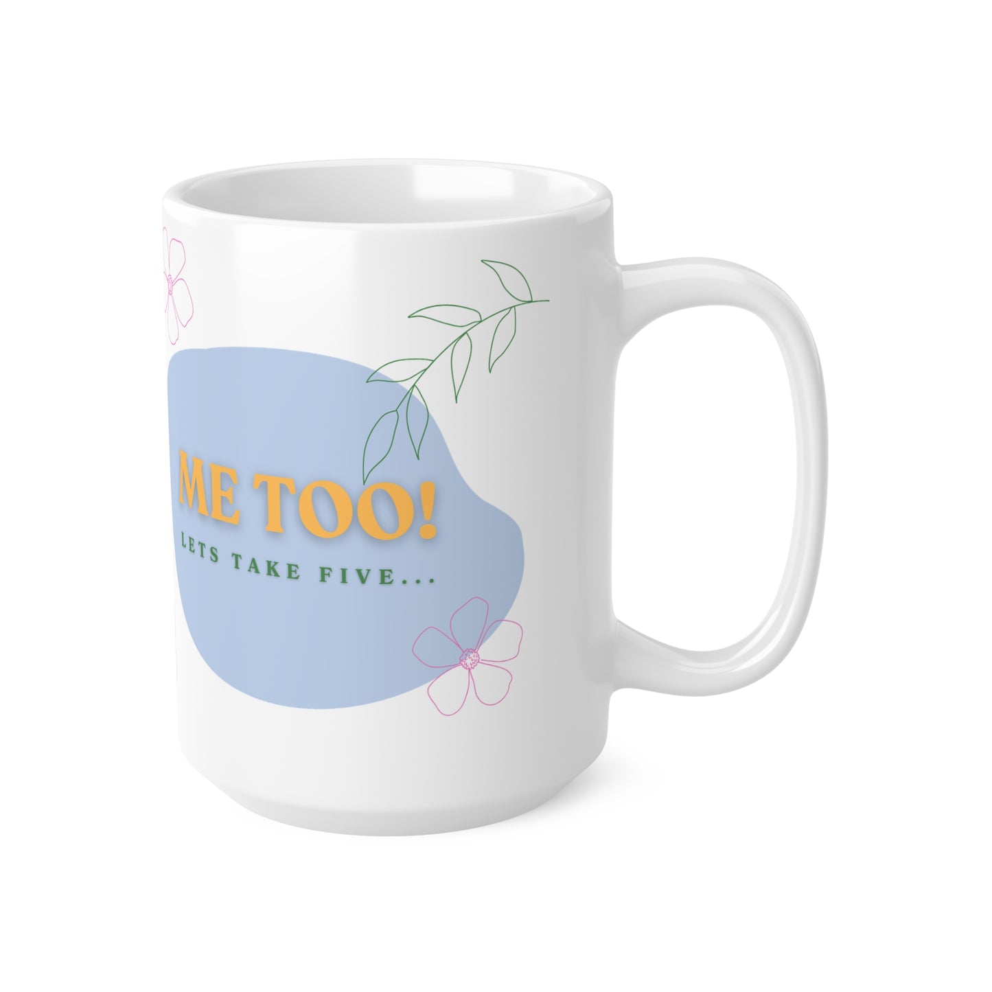15oz Ceramic Mug – Sensory-Friendly Reminder Edition