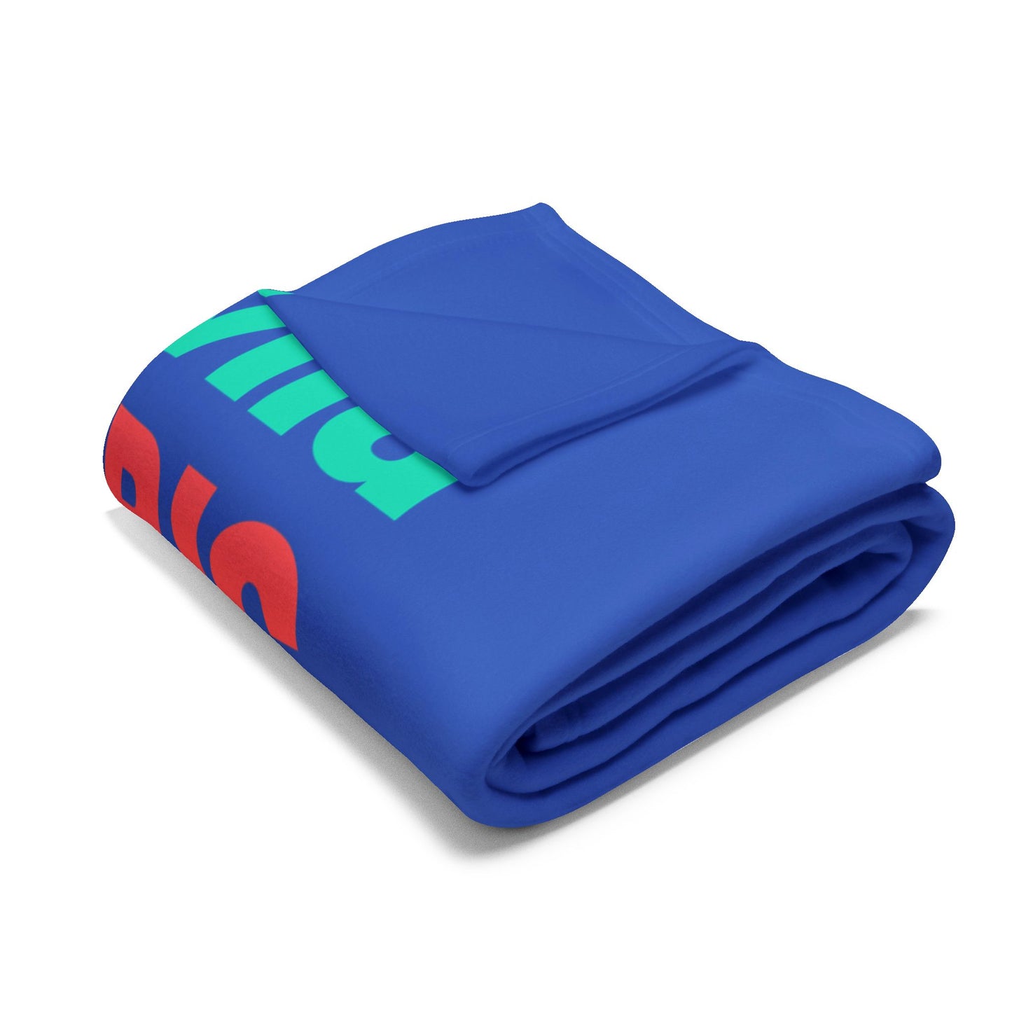 Think Wild Fleece Blanket – Cozy Polyester Throw for Neurodivergent Joy & Motivational Decor