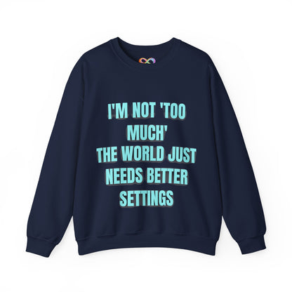 Better Settings Crewneck – Unisex Heavy Blend Sweatshirt
