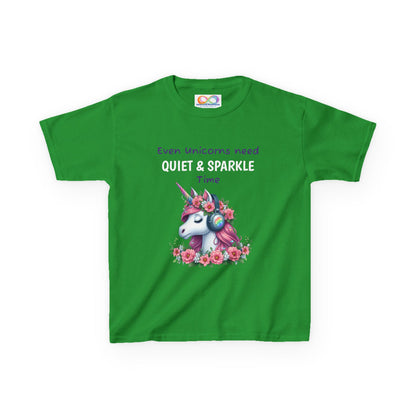 Unicorn Kids Tee – Colourful Cotton T-Shirt Celebrating Quiet Strength & Neurodivergent Joy