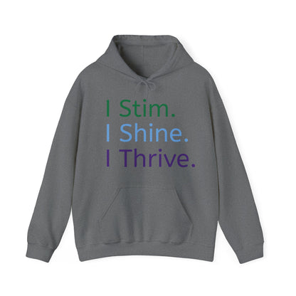 Empowerment Unisex Hoodie – Cosy Cotton Sweatshirt for Neurodivergent Joy