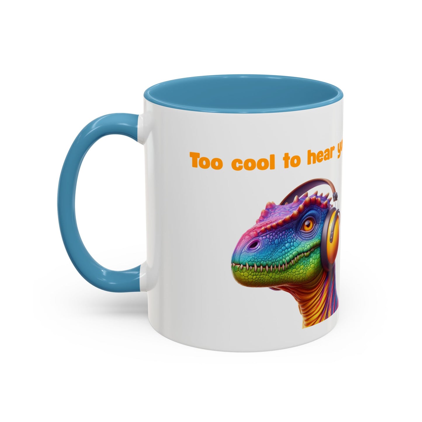 Dinosaur Ear Defender Mug – Colourful Ceramic Cup for Sensory Awareness