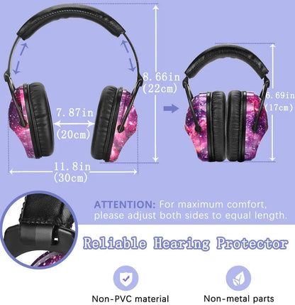 ZOHAN Kids Noise Reduction Ear Defenders | Sensory-Safe Sound Protection