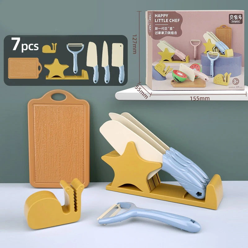 Vegetable & Fruits Cut Toys Pretend Play