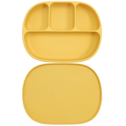 Silicone Four Compartments Dinner Plate – Structured Mealtime Support for Neurodivergent Independence